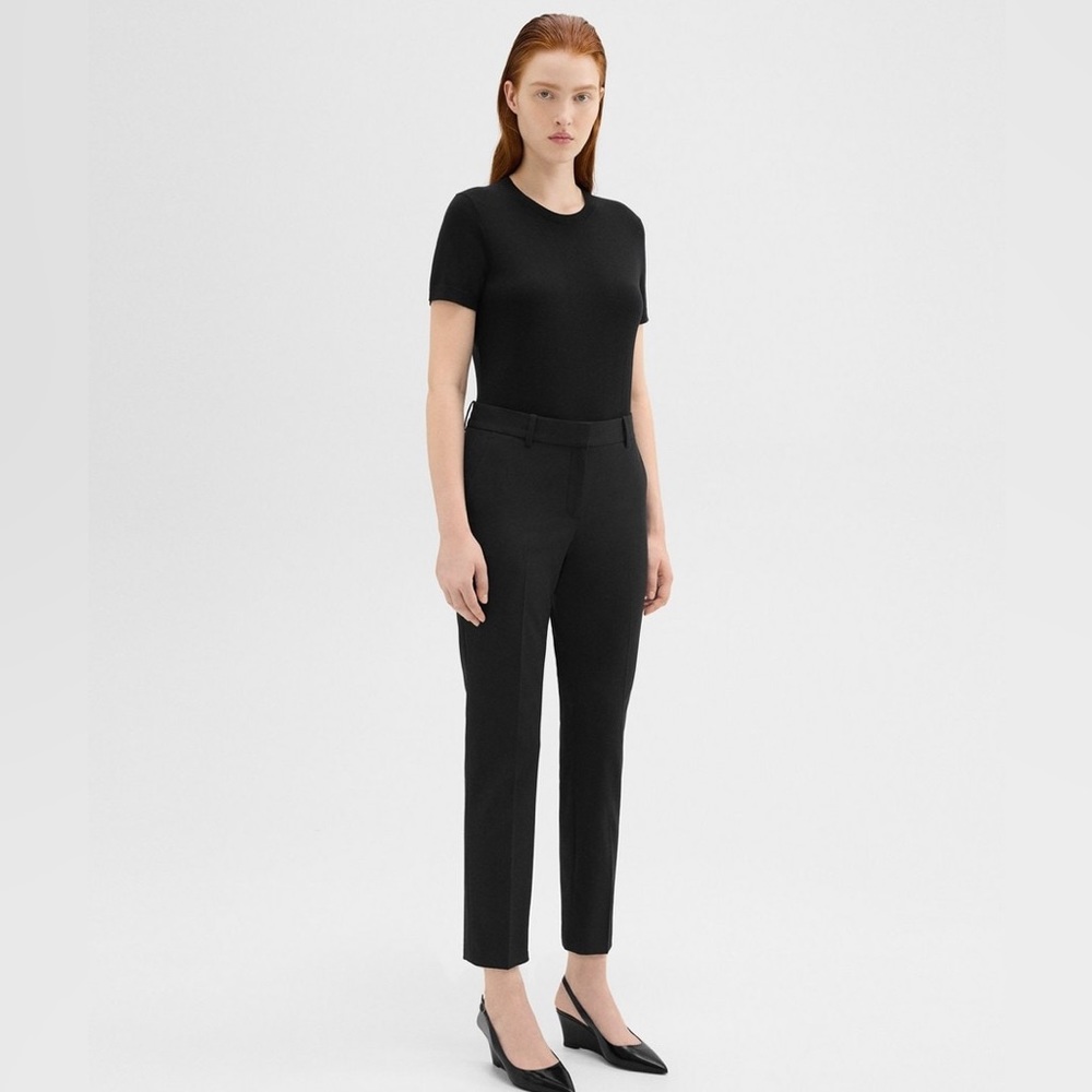 Theory Cropped Wool Pants